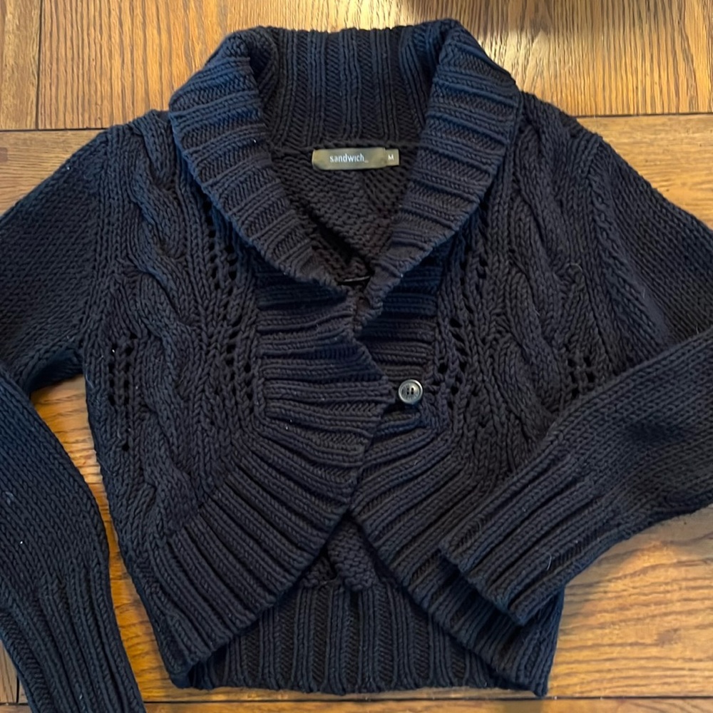 Sandwich Blue Sweater Size Medium